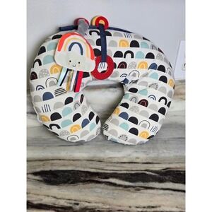 Boppy Tummy Time Prop Pillow Rainbow Cloud Sensory Toys Navy Teal Mustard Grey